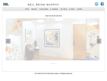 Tablet Screenshot of neilmurphystudio.com